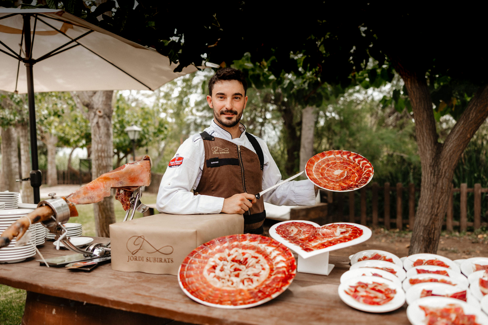 Jordi Subirats, cortador de jamón profesional